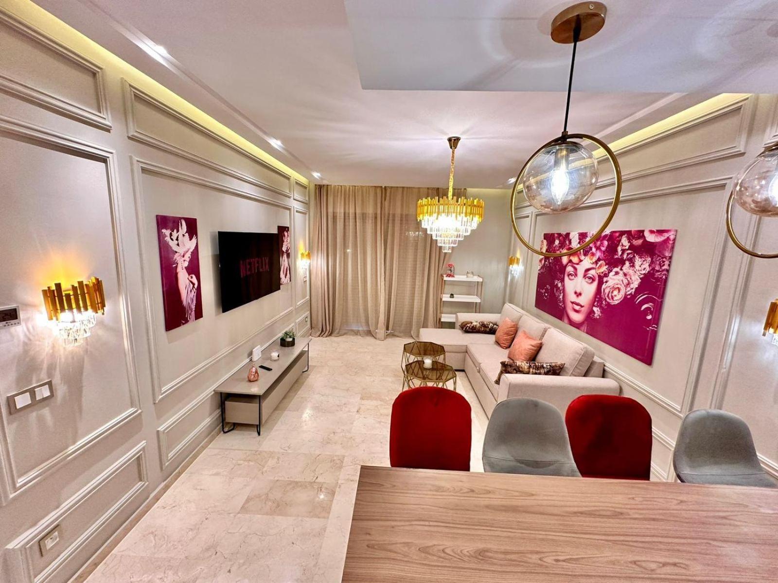 Appartement Luxueux Avec Piscine 10 Minutes Du Centre Ville Marrákes Kültér fotó