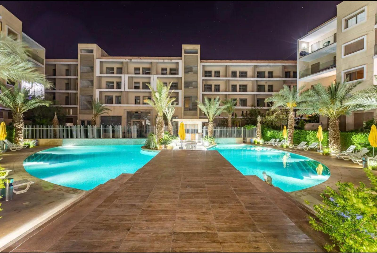 Appartement Luxueux Avec Piscine 10 Minutes Du Centre Ville Marrákes Kültér fotó