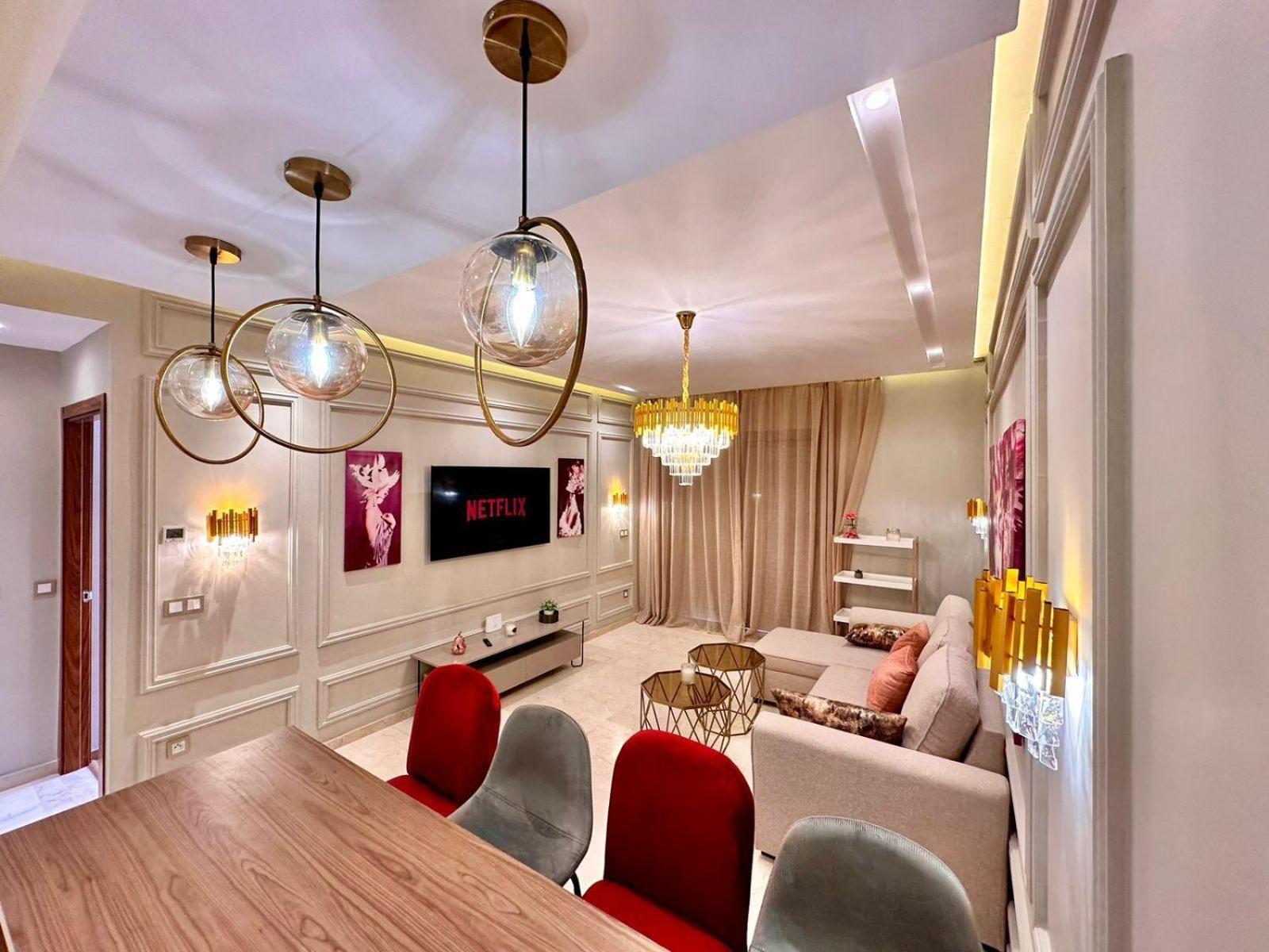 Appartement Luxueux Avec Piscine 10 Minutes Du Centre Ville Marrákes Kültér fotó