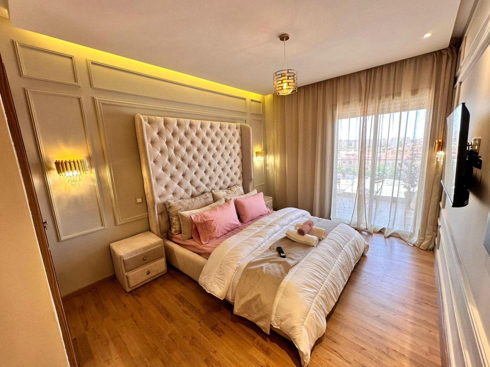 Appartement Luxueux Avec Piscine 10 Minutes Du Centre Ville Marrákes Kültér fotó