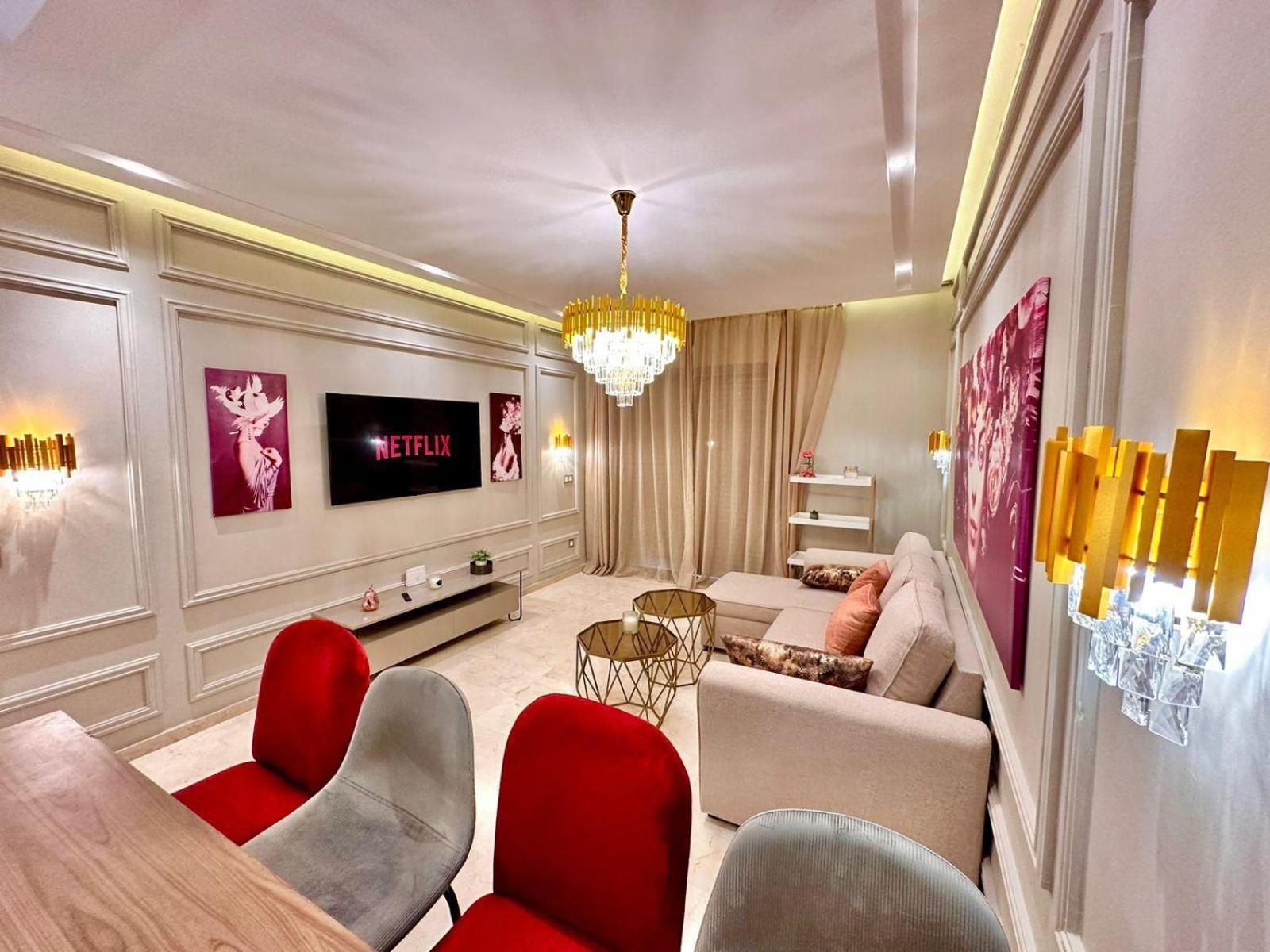 Appartement Luxueux Avec Piscine 10 Minutes Du Centre Ville Marrákes Kültér fotó