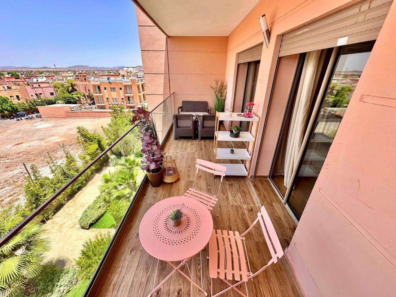 Appartement Luxueux Avec Piscine 10 Minutes Du Centre Ville Marrákes Kültér fotó