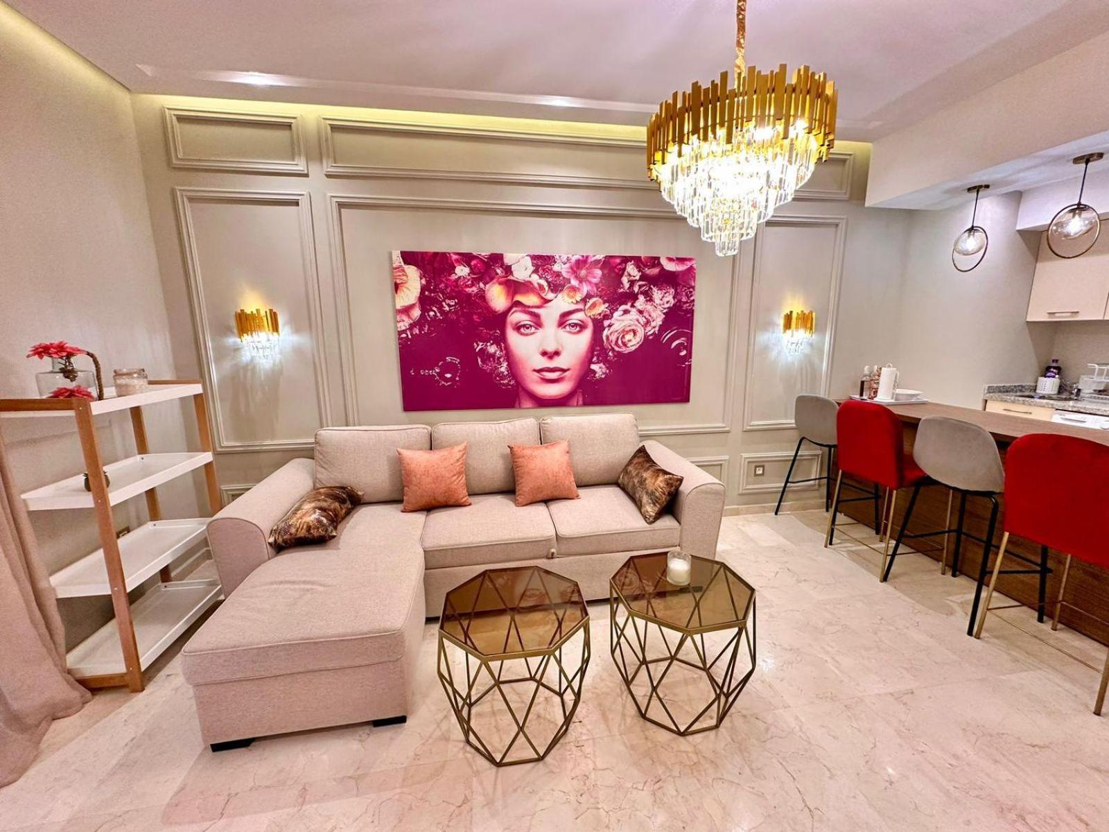 Appartement Luxueux Avec Piscine 10 Minutes Du Centre Ville Marrákes Kültér fotó